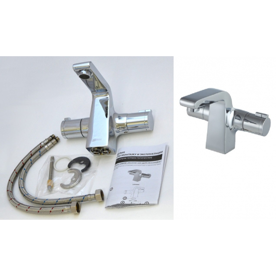 Смеситель для раковины LEMARK Yeti LM7836C с термостатом, хром