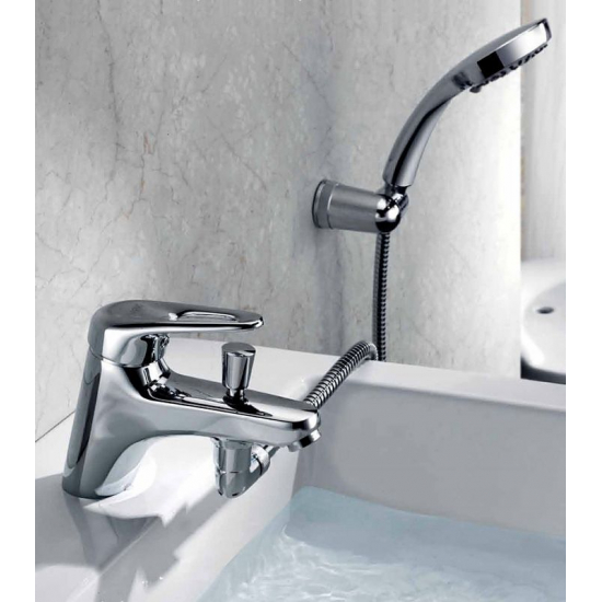 Смеситель на борт ванны LEMARK Luna LM4115C с душем, хром