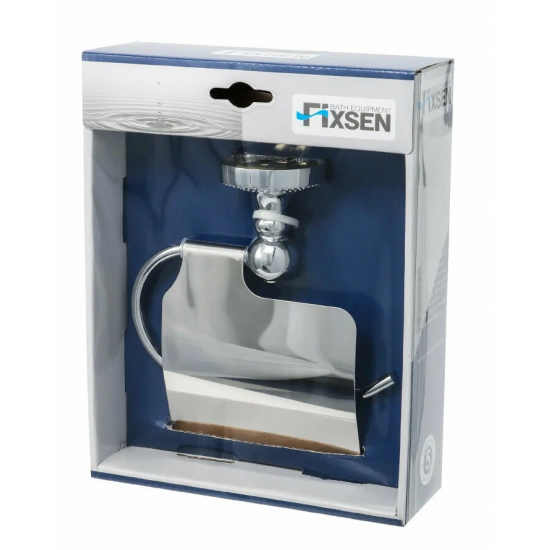 Держатель туалетной бумаги FIXSEN Style FX-41110 с крышкой