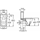 Унитаз компакт ROCA Gap с сиденьем микролифт