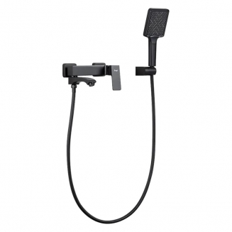 Смеситель для ванны FRAP H76 F3276-6 чёрный