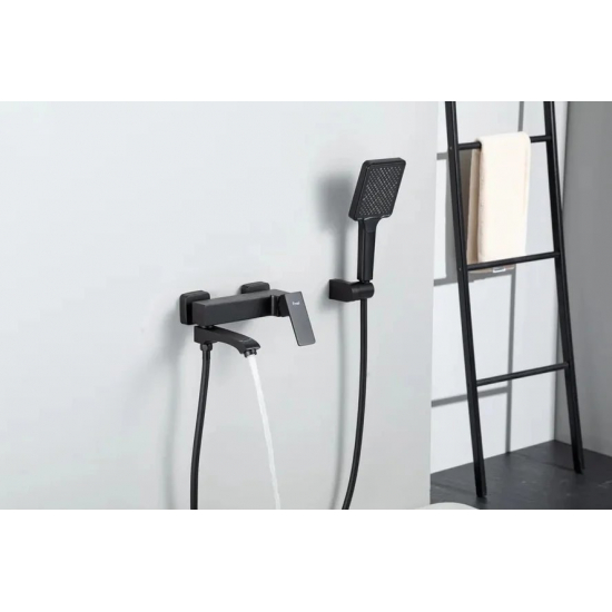 Смеситель для ванны FRAP H76 F3276-6 чёрный