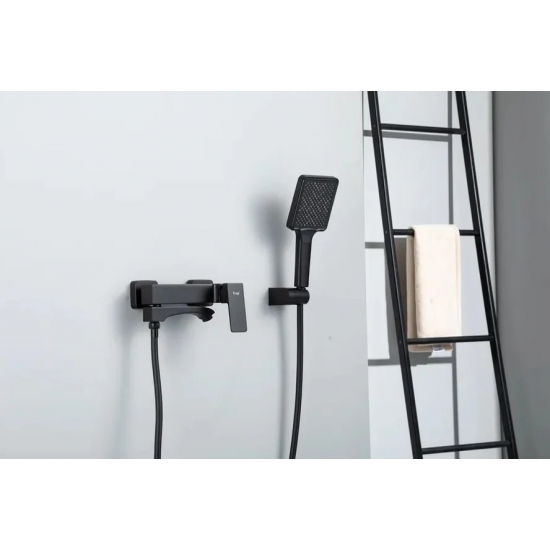 Смеситель для ванны FRAP H76 F3276-6 чёрный