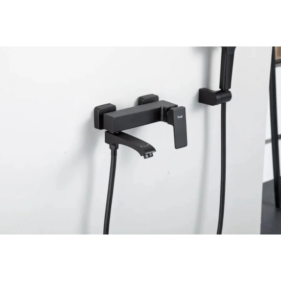 Смеситель для ванны FRAP H76 F3276-6 чёрный