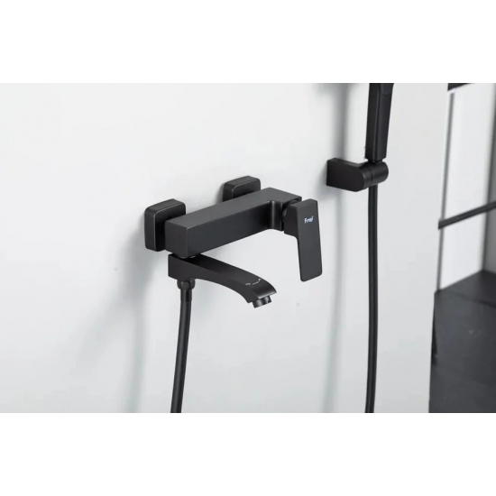 Смеситель для ванны FRAP H76 F3276-6 чёрный