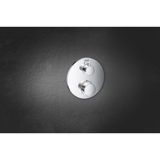Термостатический смеситель встраиваемый GROHE Grohtherm 24076000 для душа, хром