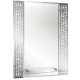 Зеркало MIXLINE Сахара 540x680 полка, фацет, пескоструйный рисунок
