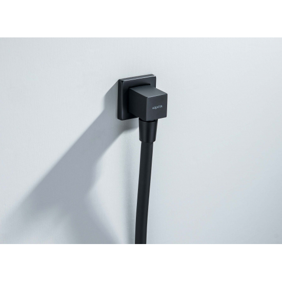 Шланговое подключение AQUATEK AQ2458MB матовый чёрный