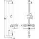 Душевая штанга LEMARK LM3775GM графит