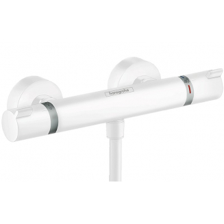Смеситель для душа HANSGROHE Ecostat Comfort 13116700 с термостатом, белый матовый