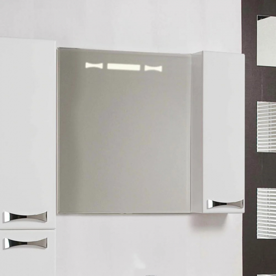 Зеркало-шкаф АКВАТОН Диор 80 R правый, с подсветкой и антизапотеванием
