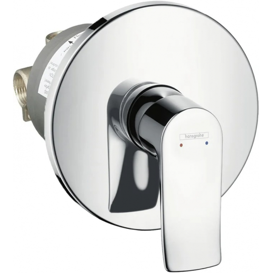 Встраиваемый смеситель для душа и ванны HANSGROHE Metris 31686000 С ВНУТРЕННЕЙ ЧАСТЬЮ, хром