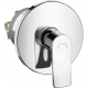 Встраиваемый смеситель для душа и ванны HANSGROHE Metris 31686000 С ВНУТРЕННЕЙ ЧАСТЬЮ, хром