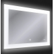 Зеркало CERSANIT LED 030 Design 80x60 с подсветкой и антизапотеванием, сенсорным выключателем