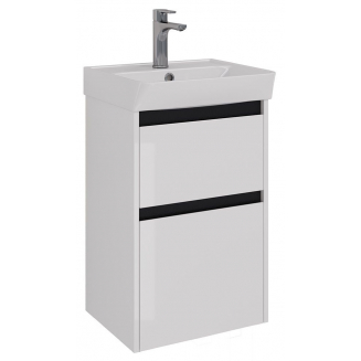 Тумба для комплекта LEMARK Combi 45, 2 ящика, белая, под раковину Neon 45