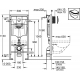 Система инсталляции для унитазов GROHE 38722001 Rapid SL 4 в 1 с овальной кнопкой смыва