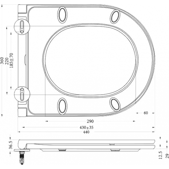 Унитаз подвесной BELBAGNO Senso-R BB017CH-TOR безободковый, крышка BB870SC с микролифтом