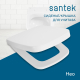 Сиденье для унитаза SANTEK Нео 1WH302480 быстросъёмное дюропласт