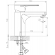 Смеситель для раковины DECOROOM DR72011 хром