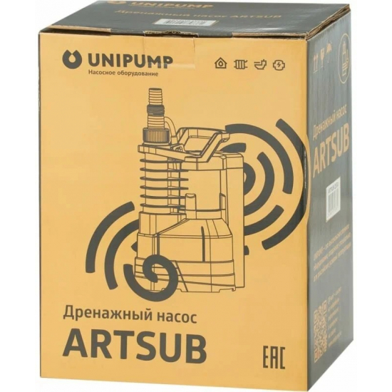 Дренажный насос UNIPUMP ARTSUB Q400 для чистой и грязной воды