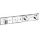 Термостатический смеситель встраиваемый HANSGROHE RainSelect 15356400 для душа, матовый белый, хром