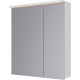 Зеркало-шкаф LEMARK Zenon 70x80, с подсветкой и розеткой