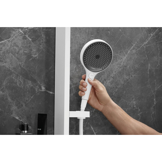 Лейка для душа HANSGROHE Rainfinity 26864700, матовый белый