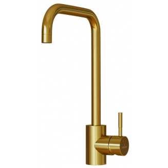 Смеситель для кухни из нержавеющей стали MIXLINE MLSS-0301G, золото