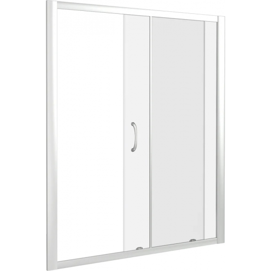 Душевая дверь в нишу BAS Good door Latte WTW-140-C-WE 140x185 стекло прозрачное, профиль белый