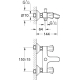 Смеситель для ванны GROHE Costa L 25450001 хром