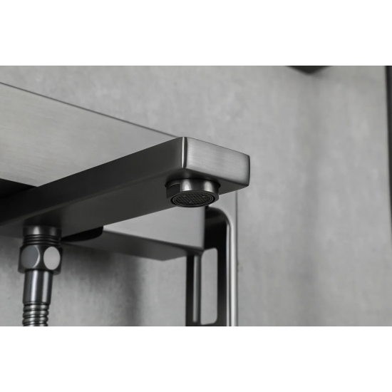 Смеситель для ванны GAPPO G17-9 G3217-9 оружейная сталь