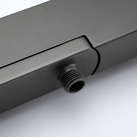 Смеситель для ванны GAPPO G17-9 G3217-9 оружейная сталь