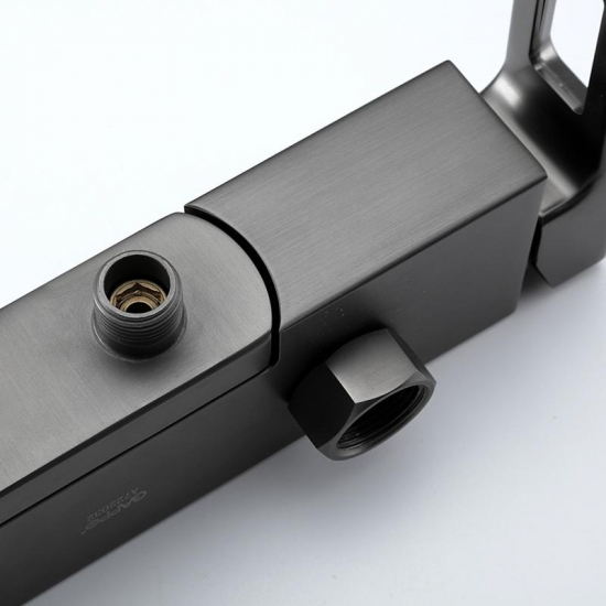 Смеситель для ванны GAPPO G17-9 G3217-9 оружейная сталь