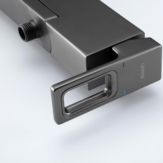 Смеситель для ванны GAPPO G17-9 G3217-9 оружейная сталь