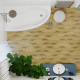 Акриловая ванна 1ACReal Мадрид R 150x95 см, угловая, с каркасом, асимметричная