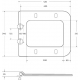 Унитаз подвесной BELBAGNO Ardente-R BB520CH-TOR безободковый, крышка BB3103/3106SC с микролифтом