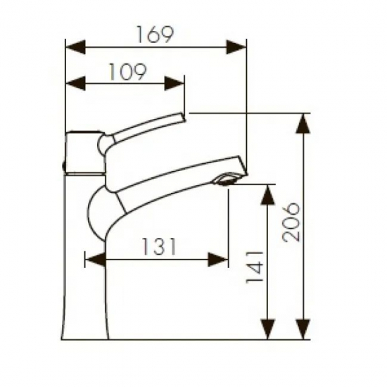 Смеситель для раковины KAISER Stick 49111