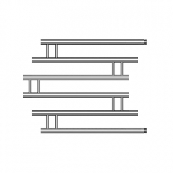 Полотенцесушитель водяной MIXLINE Simple PM4 50х70 1''