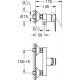 Смеситель для душа GROHE BauEdge 23635001
