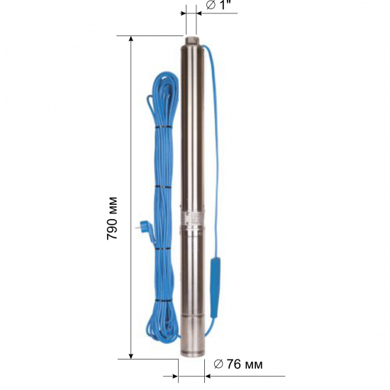 Погружной насос AQUARIO ASP1E-35-75