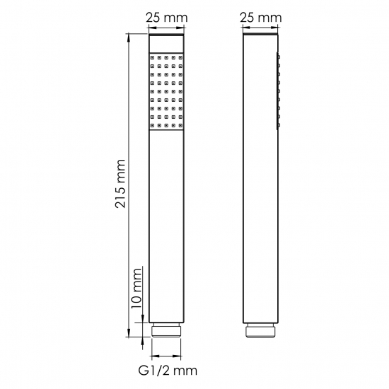 Лейка для душа WASSERKRAFT A106
