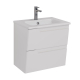 Тумба для комплекта LEMARK Miano 60 подвесная, 2 ящика, белая, под раковину Эйфория 60