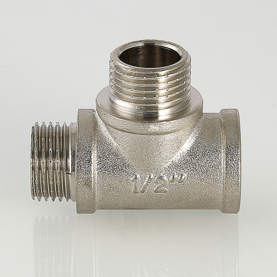 Тройник резьбовой VALTEC 1/2" х 1/2" х 1/2" вн.-нар.-нар. 15 мм VTr.133.N.0004