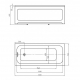 Акриловая ванна АКВАТЕК Мия MIY160-0000001 Eco-Friendly 160x70 см, с каркасом