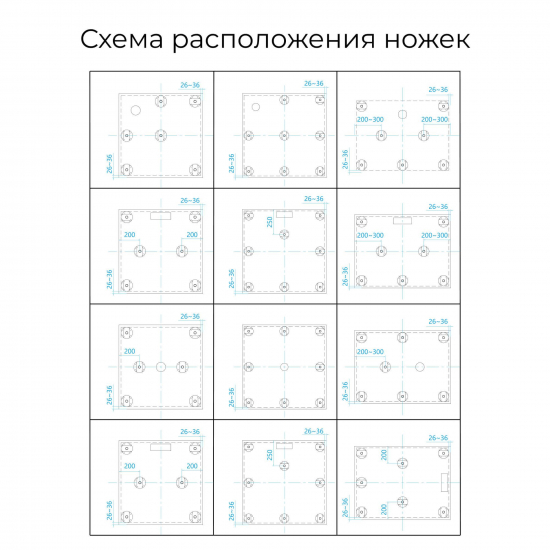 Душевой поддон RGW Stone Tray ST-G 100x100 искусственный камень, графит