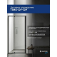 Душевая дверь в нишу SANTREK AQUA Time-DF-DP-1200-C-Matt Black 120x195, профиль чёрный