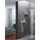 Шланговое подключение HANSGROHE Rainfinity Porter 500 26843000 с полкой и держателем, хром