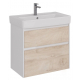 Тумба для комплекта LEMARK Combi 80, 2 ящика, дуб кантри, под раковину Q80