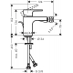Смеситель для биде HANSGROHE Vernis Shape 71211670 чёрный