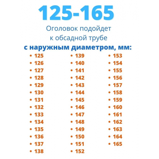 Оголовок скважинный ОГс-125-165-32 (125-165 мм-диам оголовка, 32-подкл ПЭ тр)